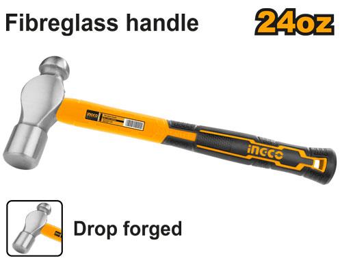 Ingco 24oz Ball Pein Hammer | HBPH88024 Ingco